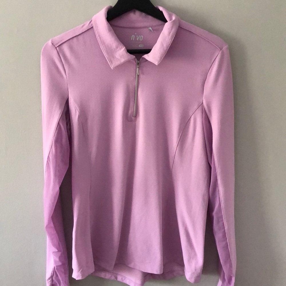 Nivo Golf lavender quarter zip. EUC